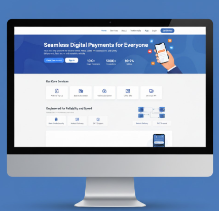 Mobile phone showcasing the app interface.